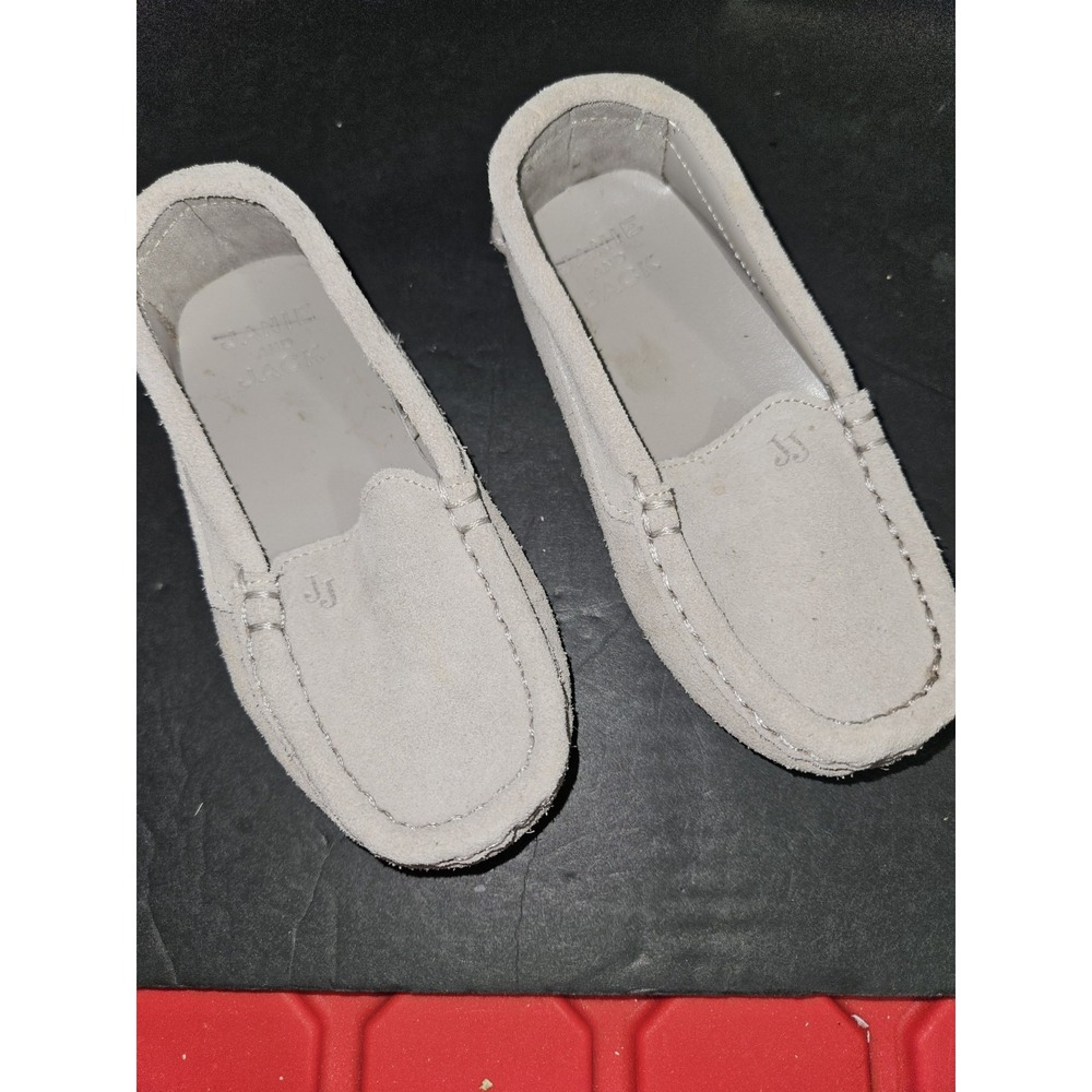 Size 8 Toddler Janie And Jack Moccasins Leather Cute